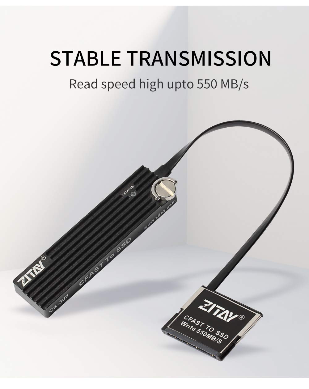 K*u様 ZITAY CFast2.0カード SSD Angelbird,San ZITAY CFAST 2.0 to SSD M.2 SATA Converter Hard Drive Adapter 1TB