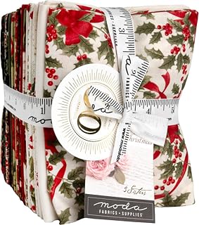 3 Sisters Candlelight Christmas 35 Fat Quarters 1 Panel Moda Fabrics 44420AB