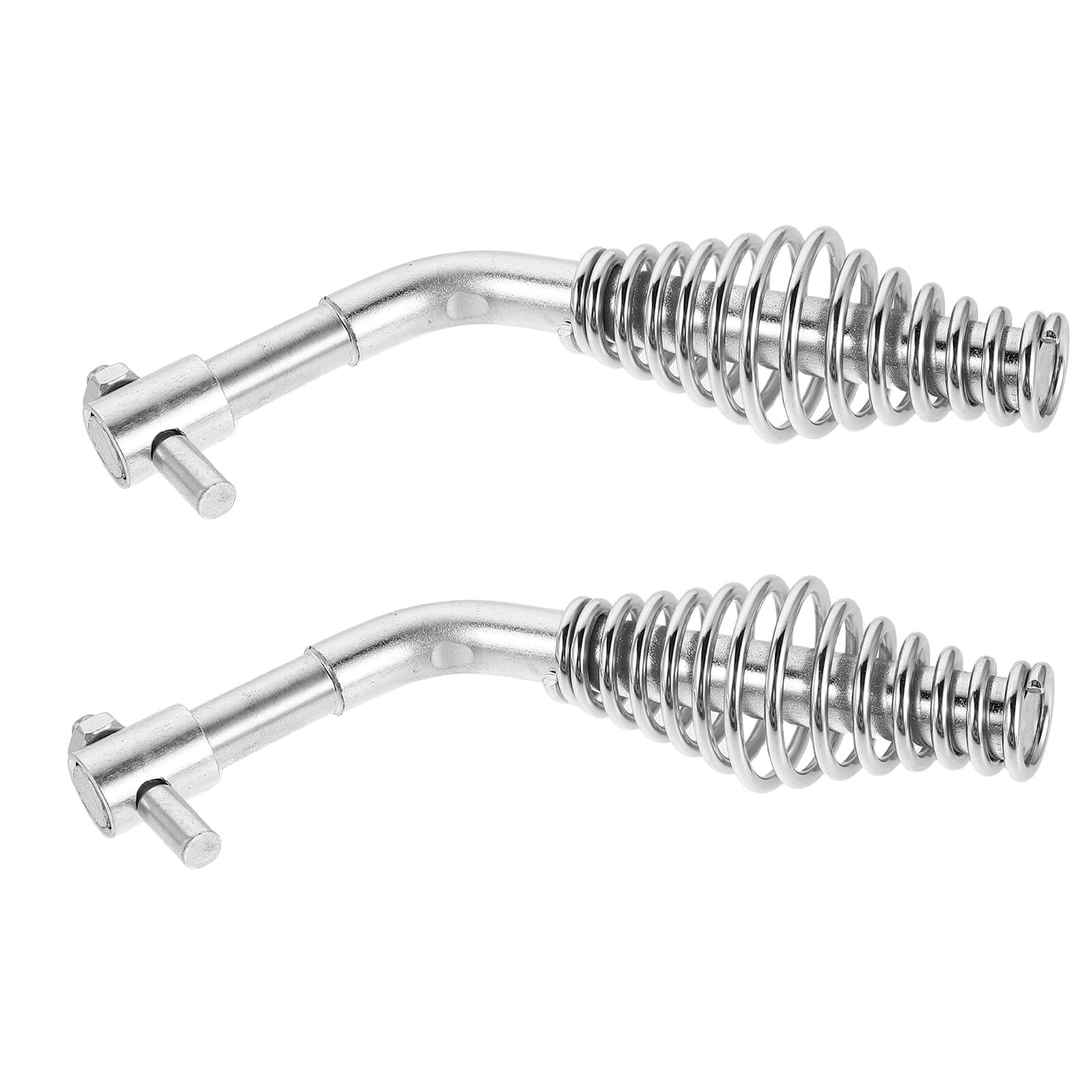Poignées de porte de cheminée ressort avec ouverture ergonomique pour foyer solide