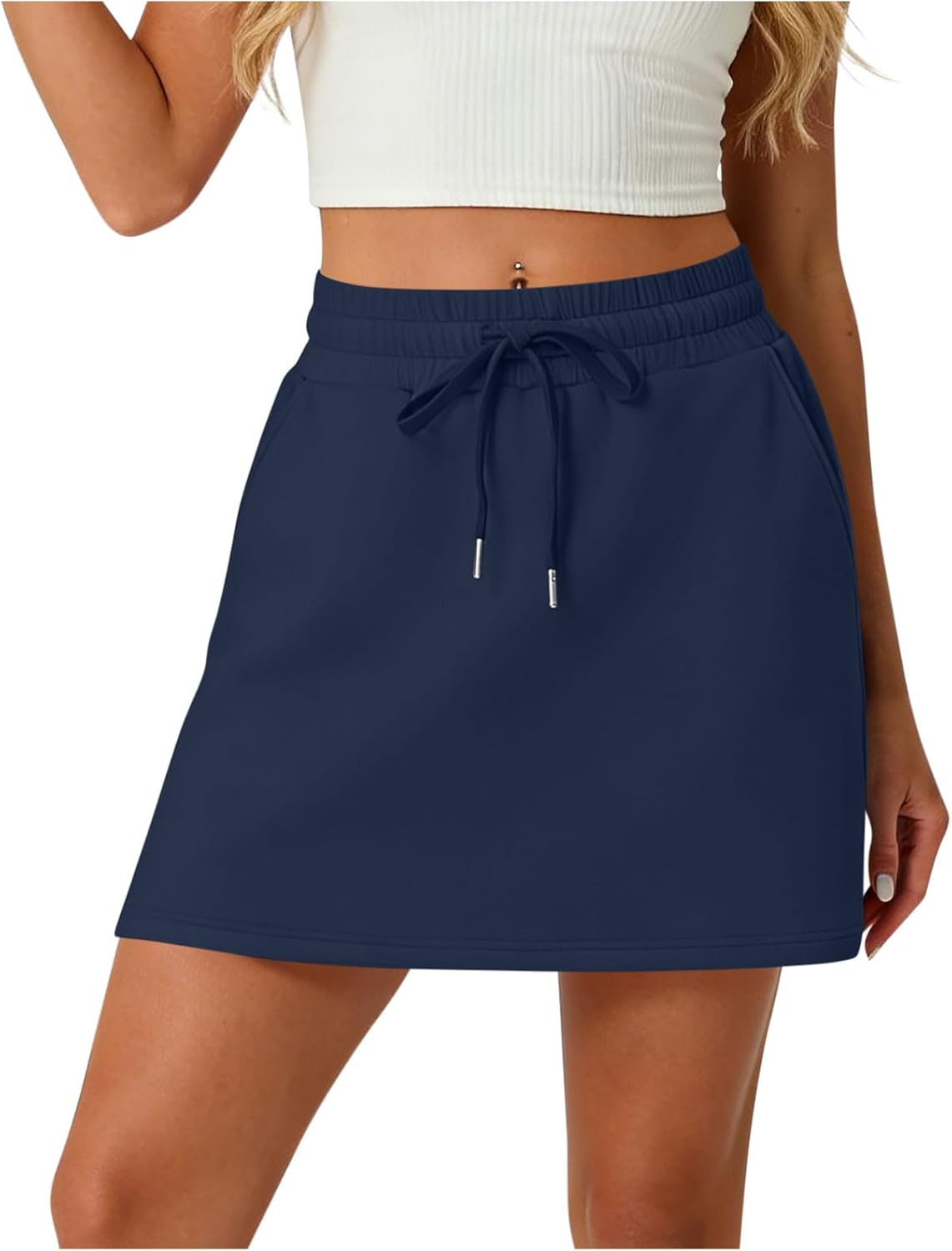 Tennis Skirt for Women with Built in Shorts and Pockets High Waisted Athletic Mini Golf Hiking Workout Casual Skort