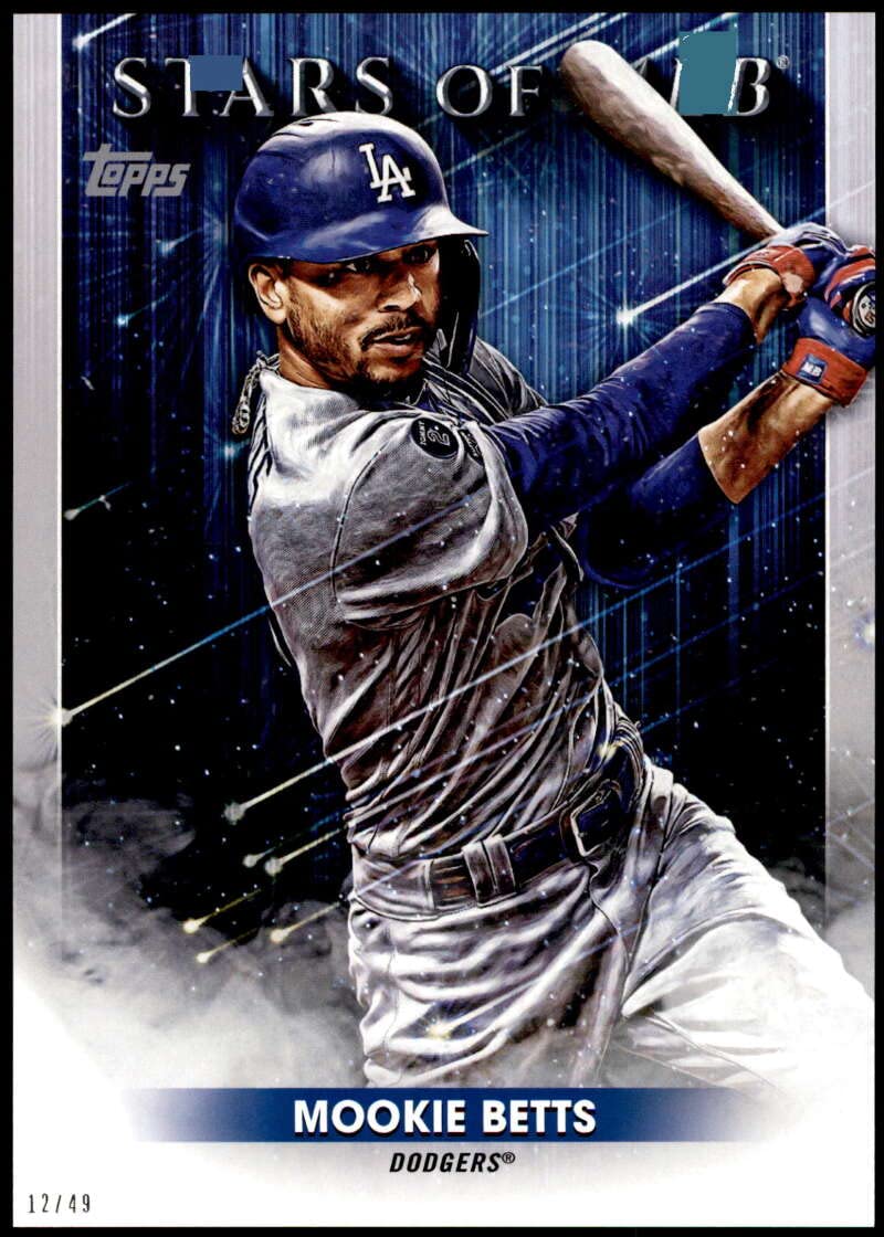 Amazon.com: 2022 Topps Oversized Stars of MLB #SMLB-9 Mookie Betts
