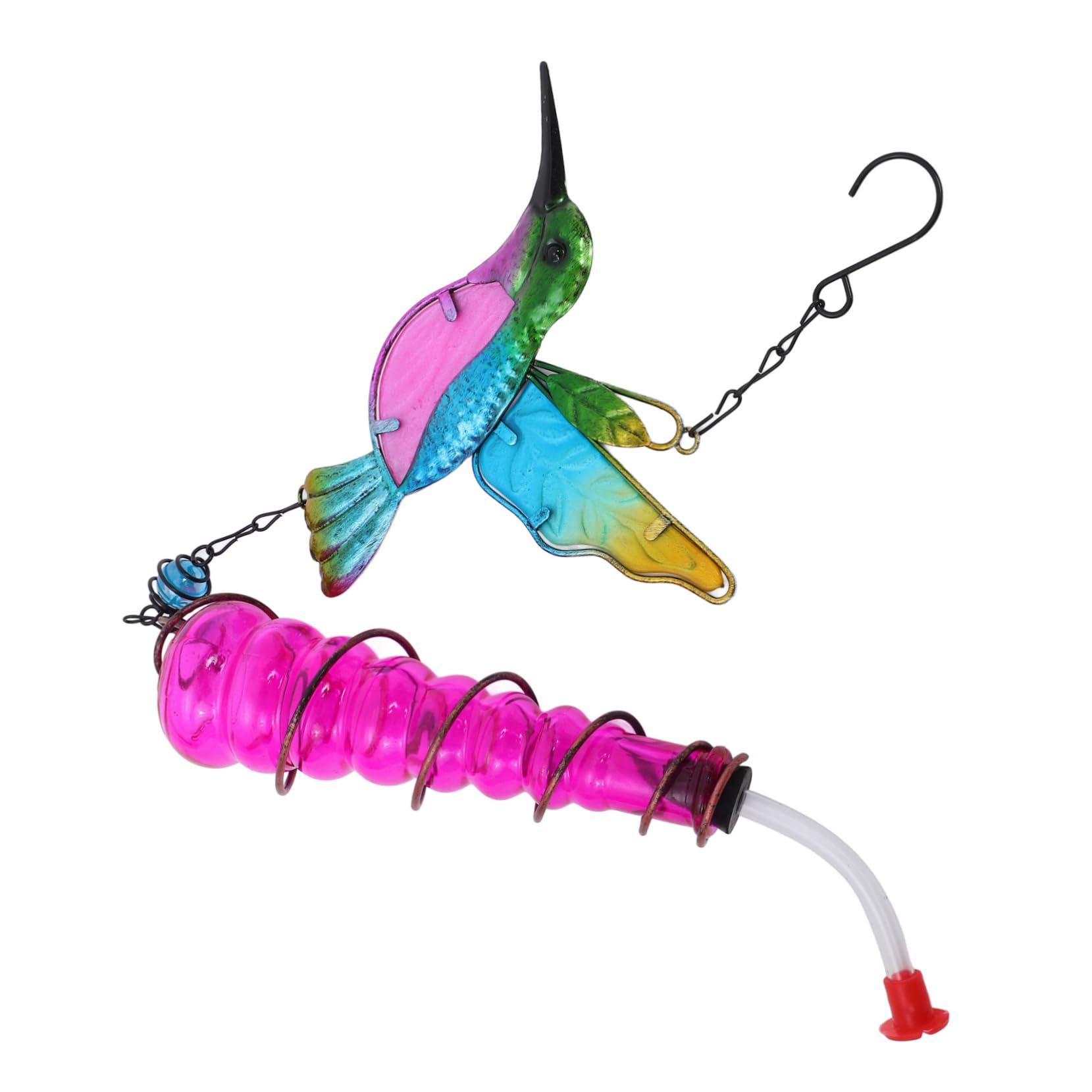 POPETPOP 4 Piezas comedero para pájaros Aire Decoración de jardín con comedero de pájaros Comedero de pájaros Duradero alimentador comederos para pájaros de jardín Bebedero colibrí