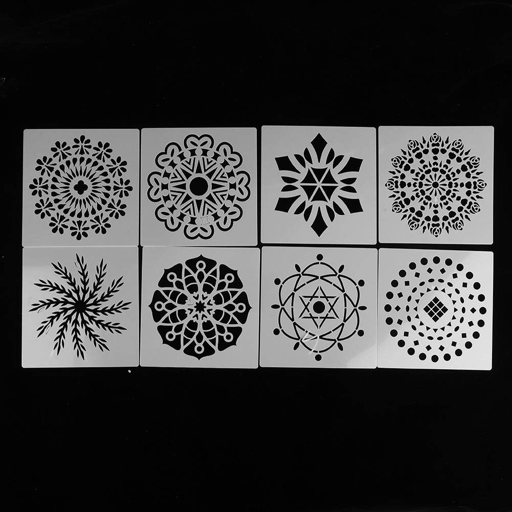 Kit 32 Outils Pochoir Mandala & Stylos Peinture - Pour Peindre Roches, DIY, Art & Coloriage