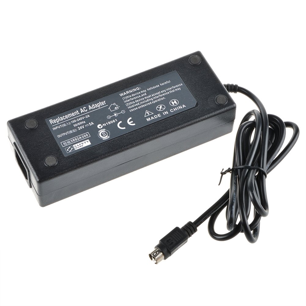 Amazon.com: JHZL 120w 4-Pins Ac Adapter 24V 5A for Effinet EFL