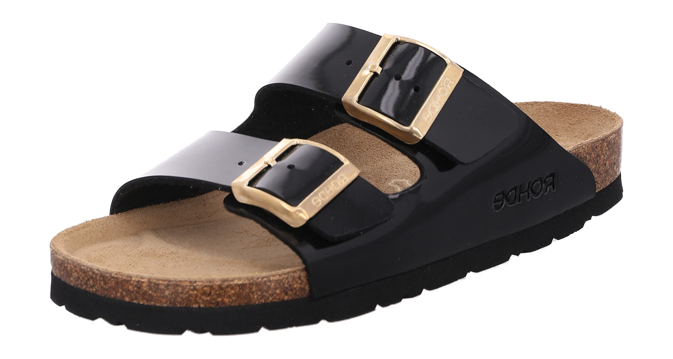 Rohde Alba 5578 Women's Toe Post Mules, black, 5 UK