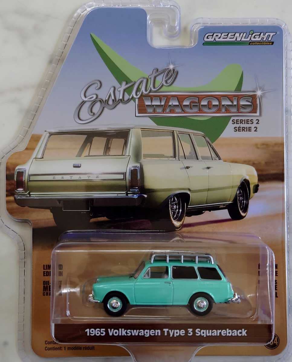 1/64 グリーンライト 1965 フォルクスワーゲンタイプ3 スクエアバック Amazon | グリーンライト 1/64 1965 フォルクスワーゲン タイプ3