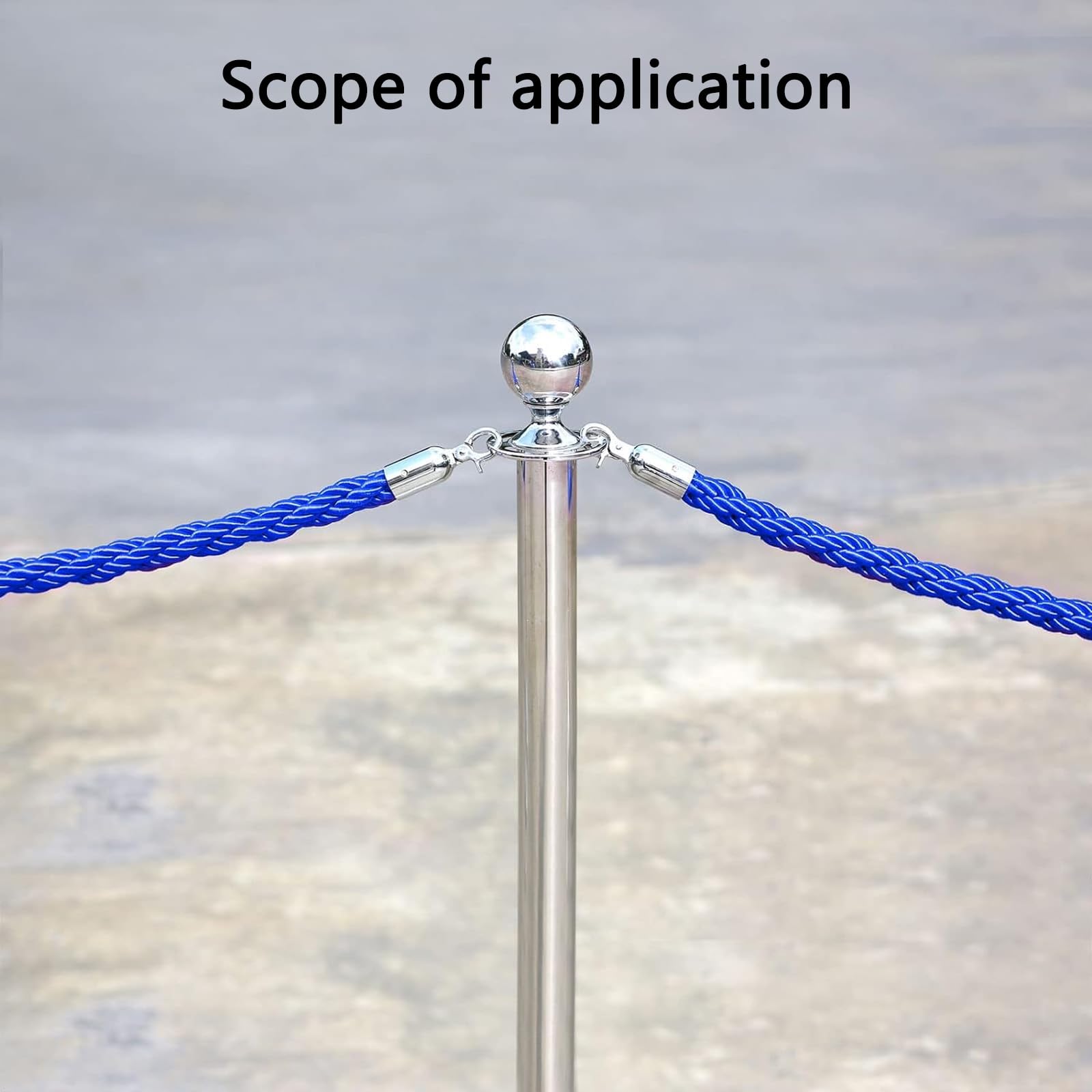 Corde Di Velluto E Ritorte Per Pali Di Barriera - EU - Foto 7