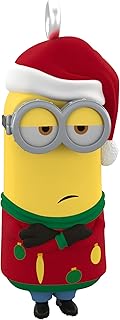 Hallmark Keepsake 1" Miniature Christmas Ornament 2022, Minions: The Rise of Gru, A Tiny Bit Festive Mini Ornament