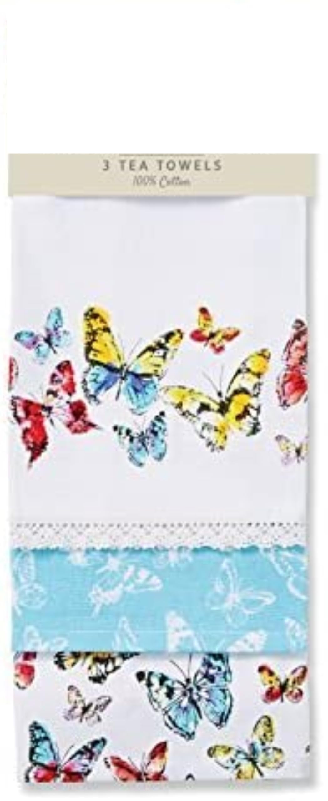 SiXsigma Sports Pack of 3 Tea Towels For Kitchen, Premium Cotton Decorative Kitchen Towel Linen for Cooking BBQ