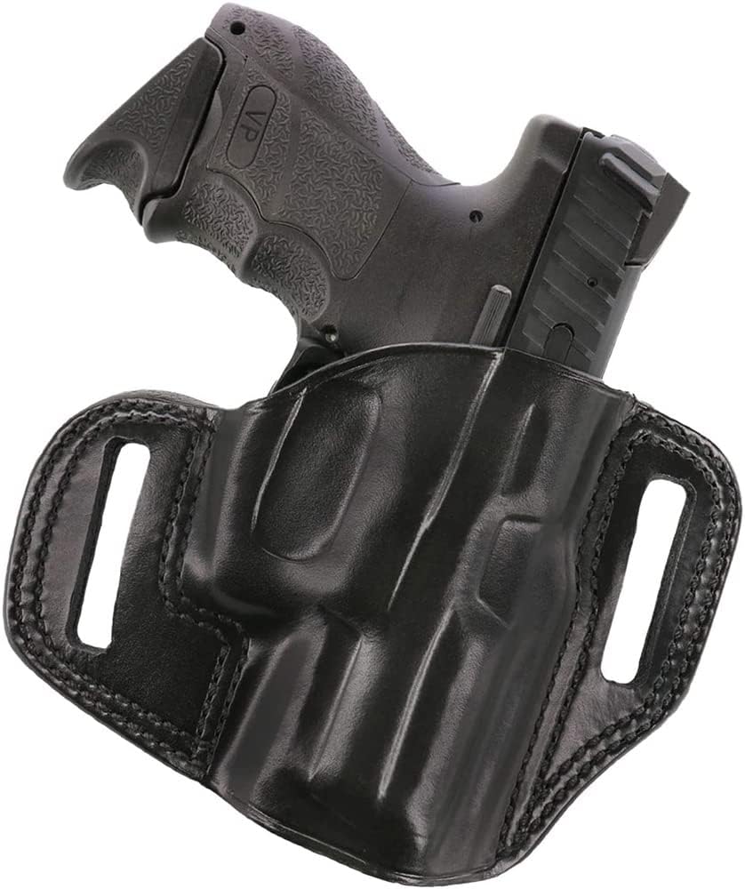 Galco Combat Master Belt Leather Holster - CM822B, Black