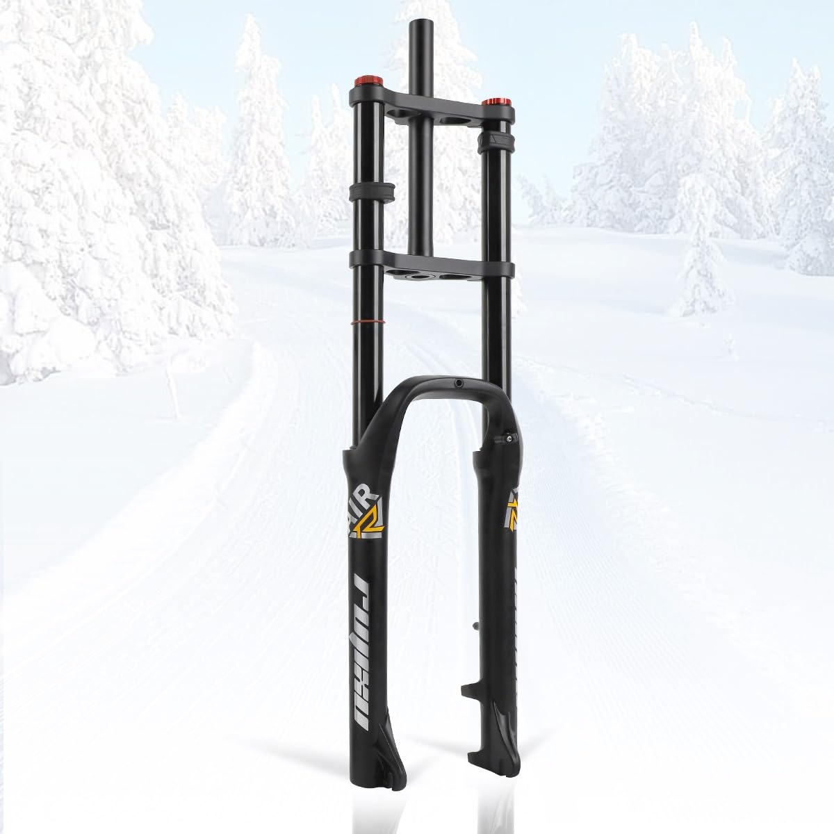 Fourche Fat Bike 26 Pouces amortisseur pneumatique 130mm pour pneu 4.0