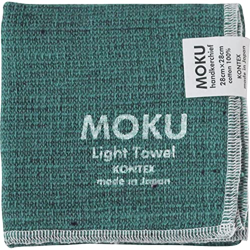 今治タオル コンテックス MOKU Light Towel ハンカチ ターコイズブルー