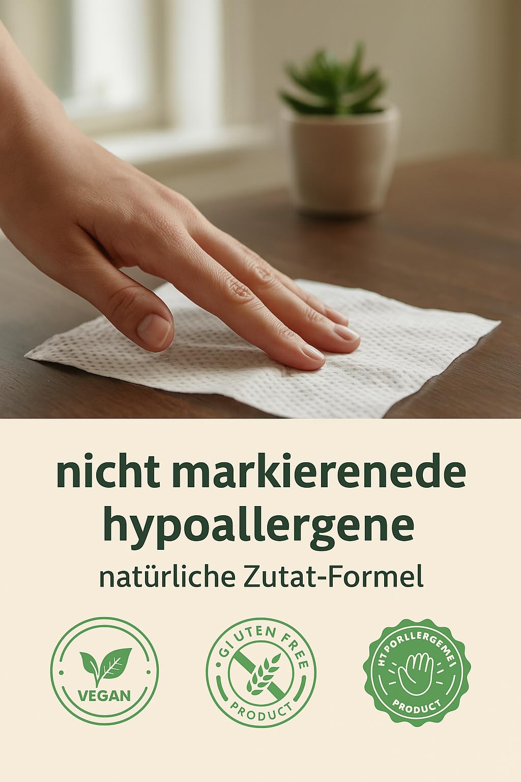 300x Sleepy Reinigungstücher 1x Blau + 1x Grün + 1x Gelb mit Bleichzusatz - Extra Stark gegen Flecken - Grün, Blau und Gelb Oberflächenreinigungs-Set - perfekt für Boden, Küche, Badezimmer
