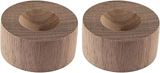 2 PCS Wooden Essential Oil Diffuser - Walnut Wood Aromatherapy Diffuser, Small Cylinder Design for Home, Office, Car, Wardrobe, Yoga Hall, and SPA