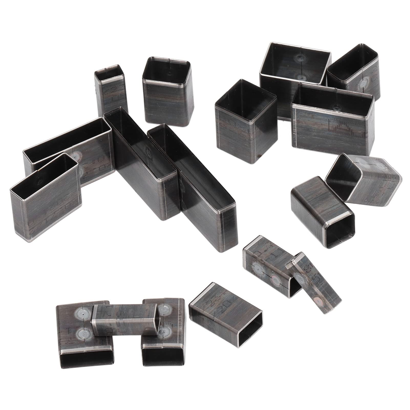 18Pcs Premium Alloy Steel Leather Cutting Die Punch Set for Crafting DIY Wallets Belts Cardboard