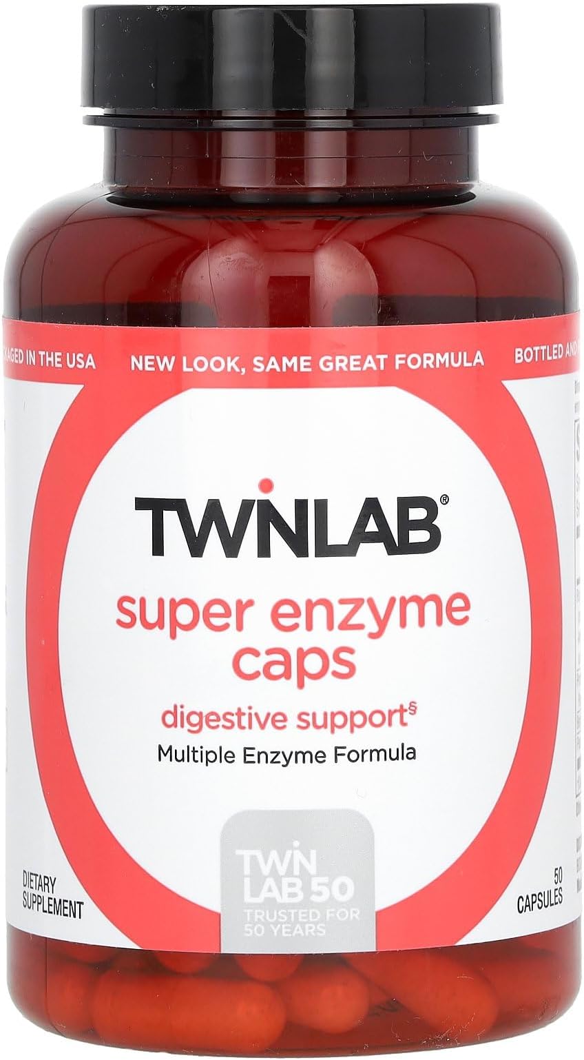 Twinlab Super Enzymes 50 Capsules