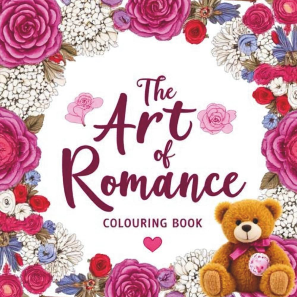 the art of romance: Bold & Easy Valentine’s Day Coloring Book: Cozy, Cute, Sweet Romance Designs for Relaxation