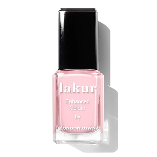 Miniatura 48 de LONDONTOWN Esmalte de uñas brillante rosa polvoriento, Bell Flower lakur, esmalte de uñas vegano resistente a las astillas, 0.40 onzas líquidas Té