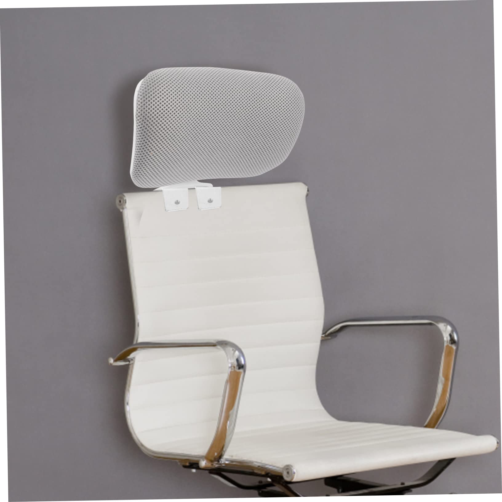 Hemobllo Reposacabezas de Silla de Oficina Ajustable Estructura Ergonómica y Material de Malla para Aliviar el Dolor de Cuello en Oficina y Hogar