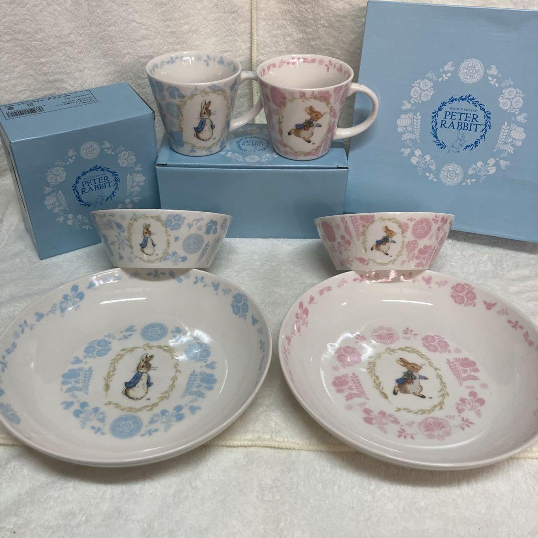 ピーターラビット・食器(マグカップ・デザート皿・サラダボウル・パスタカレー皿ほか Amazon.co.jp: ピーターラビット マグカップ2個 サラダボウル2