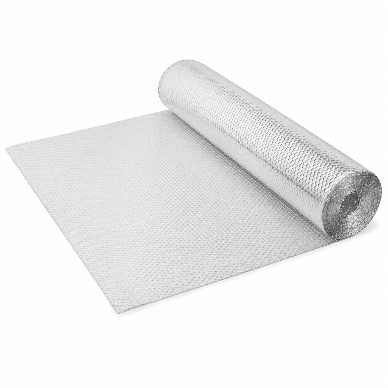 B2c Silver Thermal Insulation Bubble Foil 2.5Mm Radiant Barrier 1.2M X 12.5M