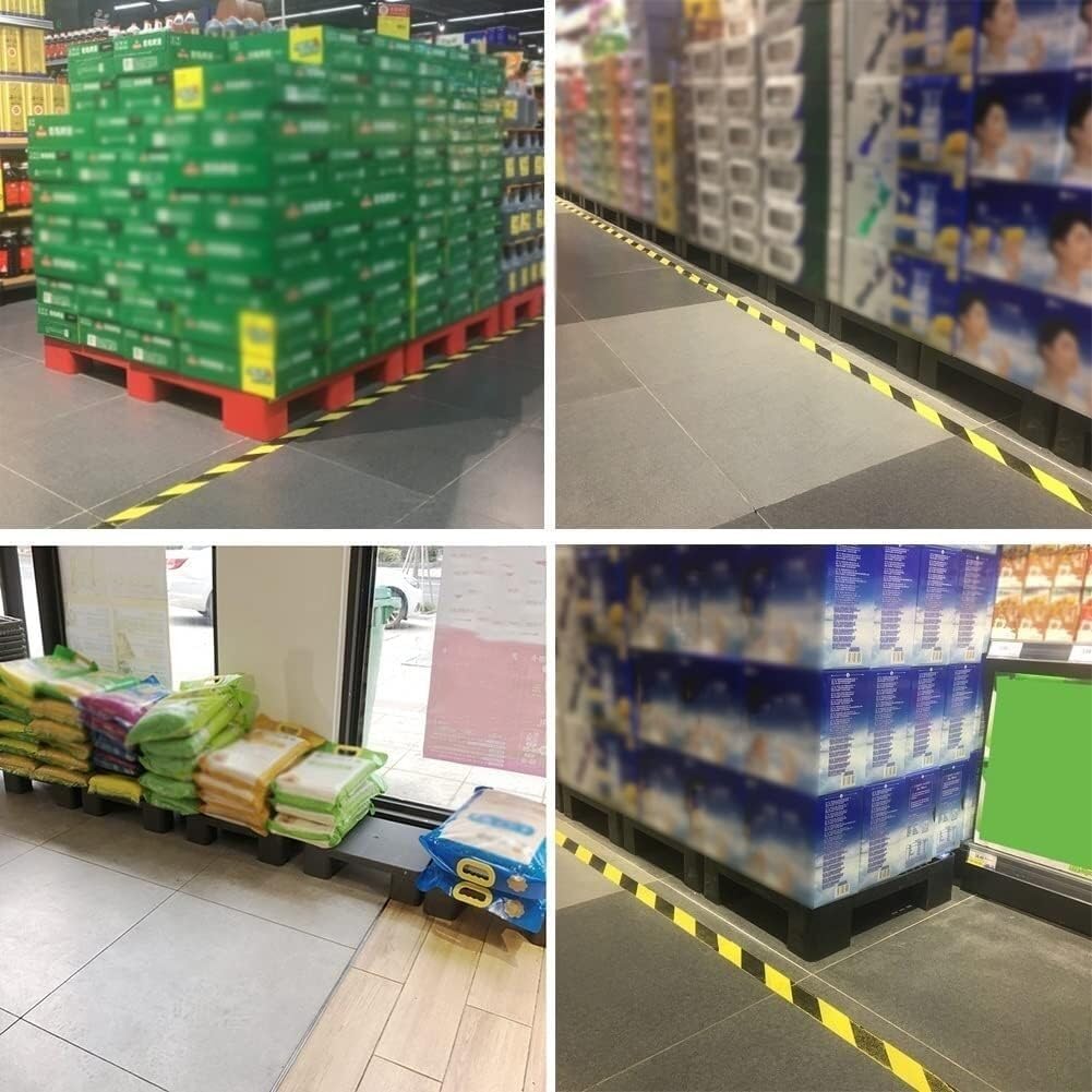 Plastic Pallet Plastic Pallet for Basement Storage Waterproof Moisture Proof Cargo Partition Plastic Pallet for Garage Kitchen Supermarket Closet Platform (Color : Red-1pc, Size : 60x40x12cm)