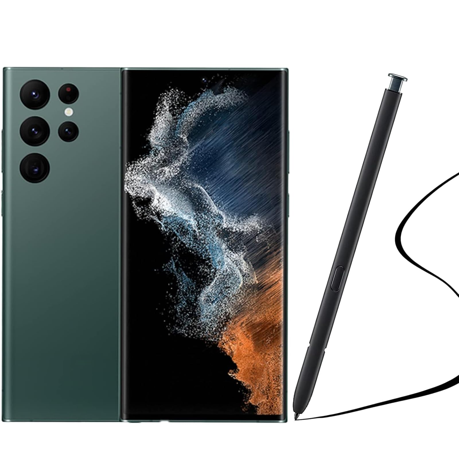 Galaxy S22 Ultra Pen Replacement for Samsung Galaxy S22 Ultra 5G SM-S908 S Pen Stylus Pen Without Bluetooth(Green)