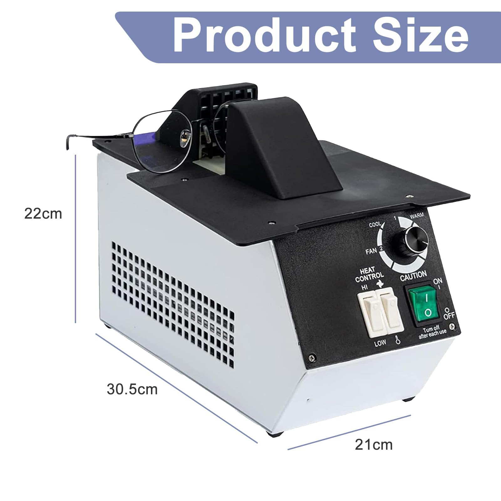 Gogle Frame Heater, Okulary Optyczne Ogrzewanie Wyposażenie, Ciepła I Zimna Zmiana Powietrza, Regulowana Temperatura 80 ℃ -130 ℃, Do Podgrzewania I Regulacji Ramki Okulary