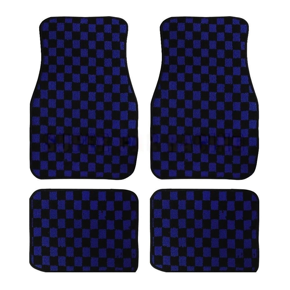 MNAAZVSOL 4 Pcs Car Floor Mats, for Volvo S40 S60 S80 S90 XC40 XC60 XC90 C30 Luxury Interior Carpets Waterproof Anti-Slip Heavy Duty Decorative Auto Rugs Padding Set,D