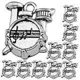 Breloques pour colliers : décoratives pour bijoux une option de unique pour vos ou famille pour créer des bijoux diy, des breloques de tambour pour bracelets