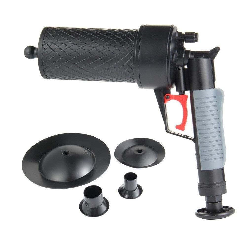 Pistola sturalavandini Aria compressa sturalavandino Pompa sturalavandini Professionale Sturatubature per Vasca da Bagno, Doccia Cucina Clogged Tubo Vasca Lavabo