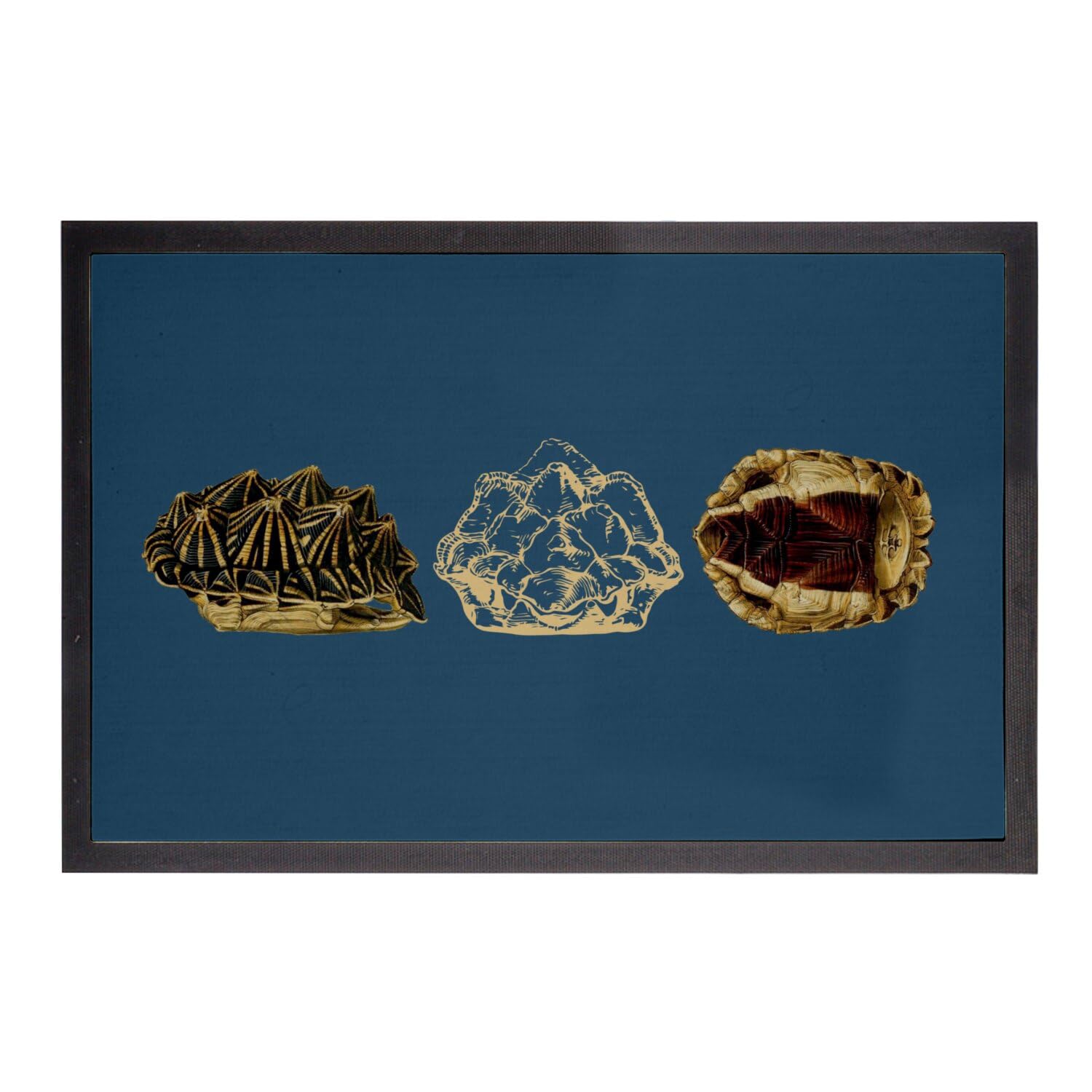 Paillasson bleu vintage pour sublimer votre entrée de maison