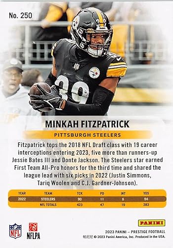 Miniatura 2 de 2023 Panini Prestige #250 Minkah Fitzpatrick