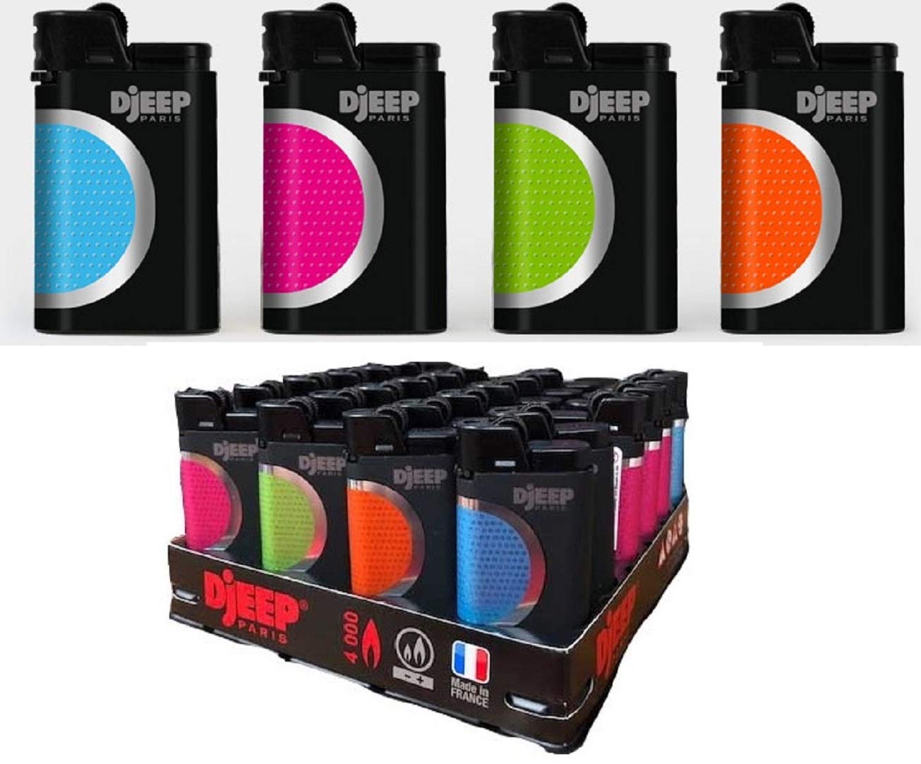 Buy Djeep Hot Touch Lighters 24ct Display, D Jeep Authentic Lighter