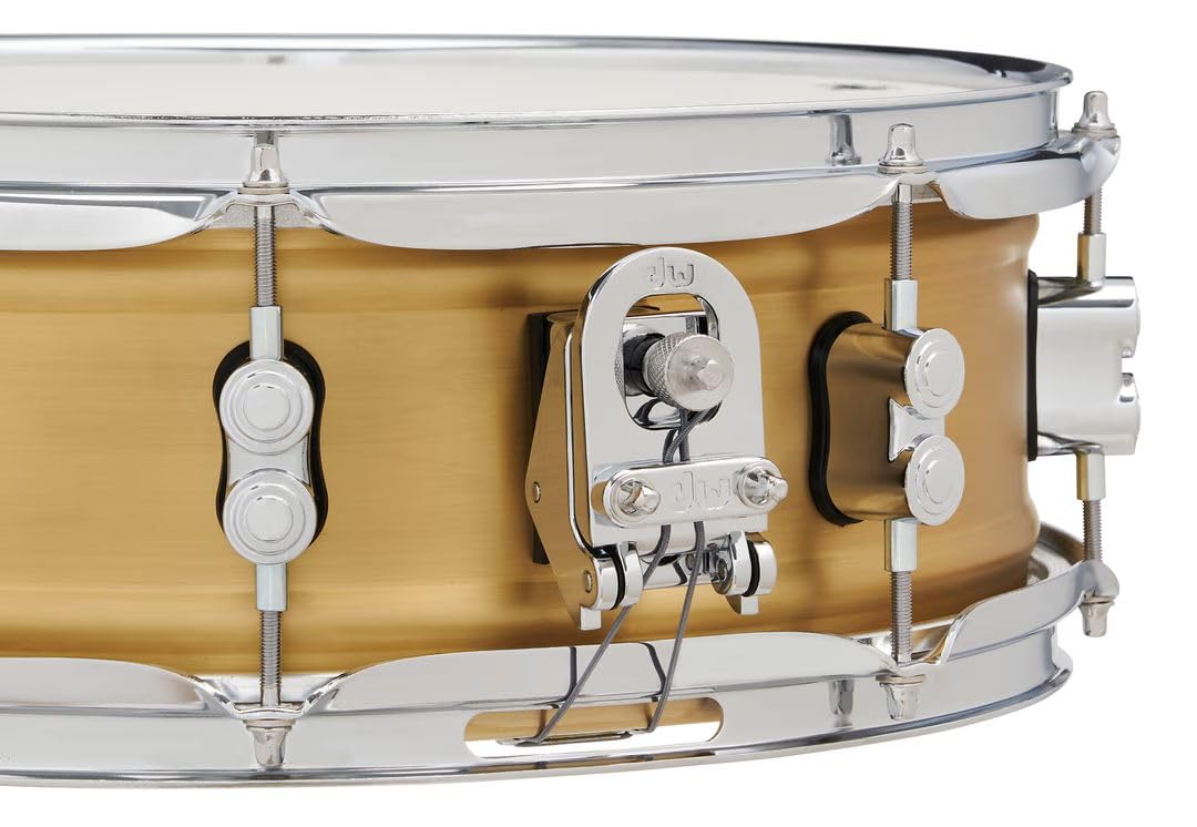 Pacific Drums Serie Concept: rullante in metallo 14"x5", 1,2 mm ottone naturale satinato spazzolato