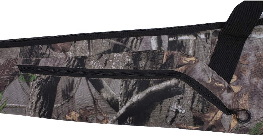 Waxaya 40/44/48/52 Inch Scoped Rifle Case Soft Shotgun Carrying Bag with Accessory Zipper Pockets - Image 9