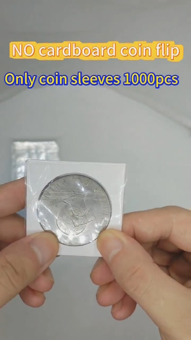 com: Magiarcana 2x2 Coin Flip Sleeves - 1000pcs, No Stapler