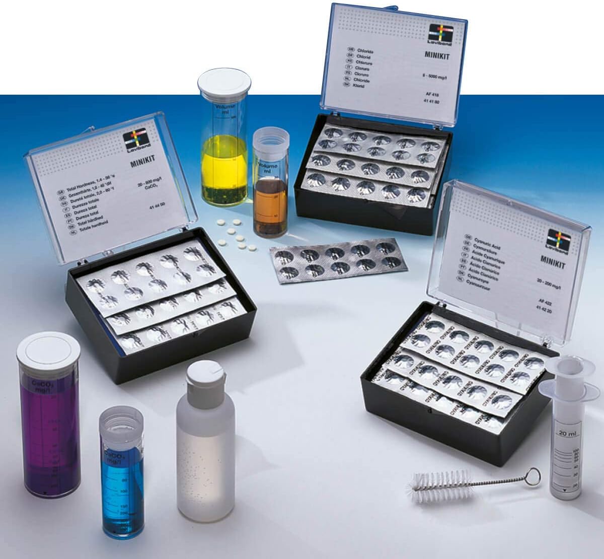 Lovibond MINIKIT AF 424 model 414240 - Total Hardness Test Kit 10-500 mg/l CaCO3