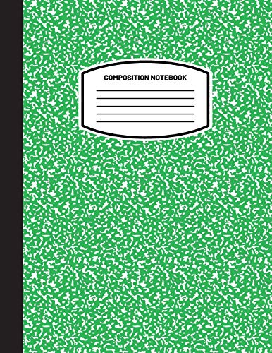 Classic Composition Notebook: (8.5x11) Wide Ruled Lined Paper Notebook Journal (Green) (Notebook for Kids, Teens, Students, Adults) Back to School and Writing Notes image 2