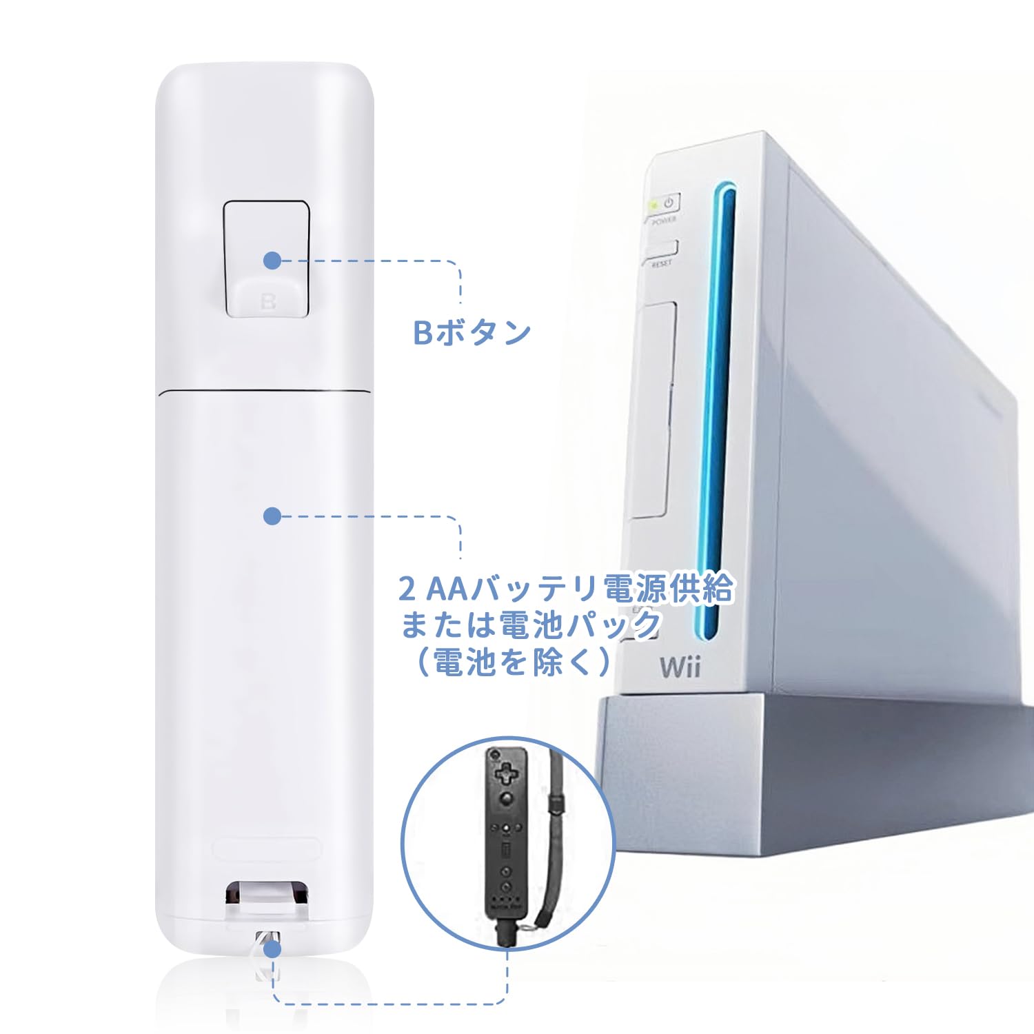 Amazon | Wiiコントローラー2パック - Wiiリモコン、シリコン