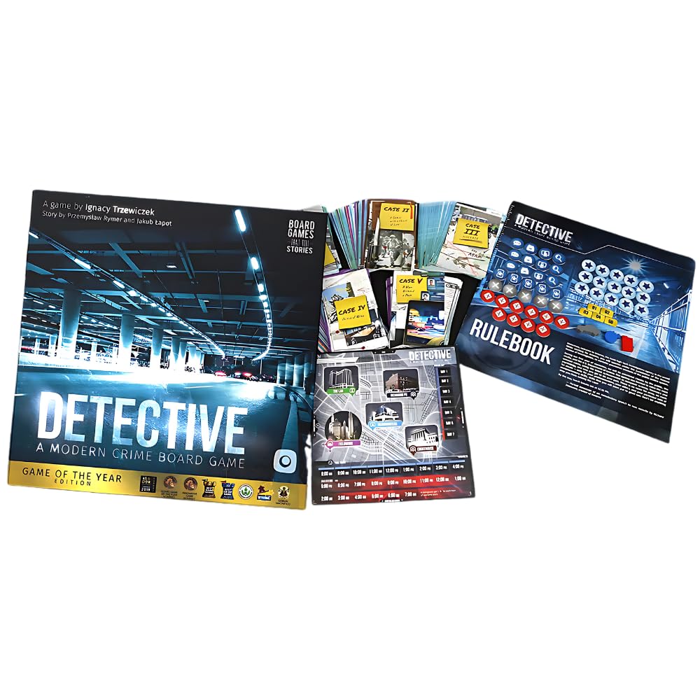 Portal Games POG1375 Detective: A Modern Crime Board Game, Multicoloured