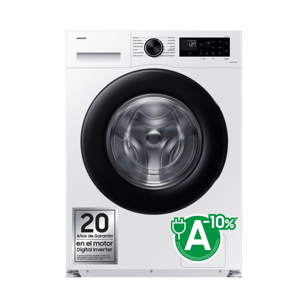 Lavadora Samsung WW11DG5B25AEEC 60 cm 1400 RPM 11 Kg - Marca: Samsung - EAN: 8806095539430