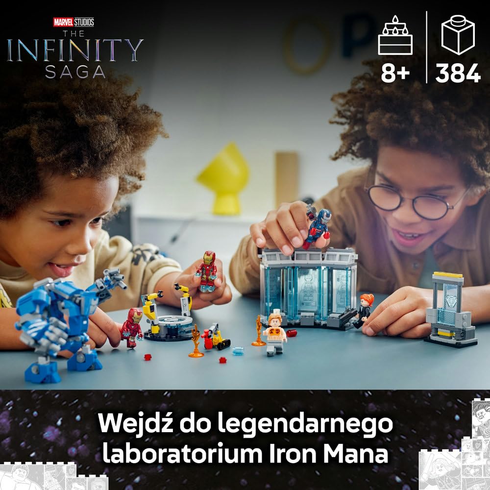 LEGO | Marvel Laboratorium Iron Mana: Zbrojownia 76315