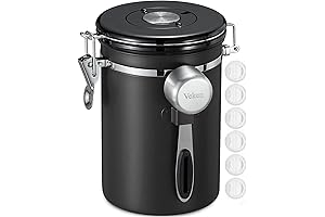 Veken Airtight Coffee Bean Storage for Optimal Bean Freshness