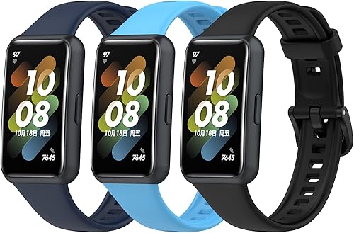 FitTurn Correa de muñeca compatible con Huawei Band 7 Watch Band compatible con Huawei Band 7 Sport Correa de repuesto de liberación rápida para