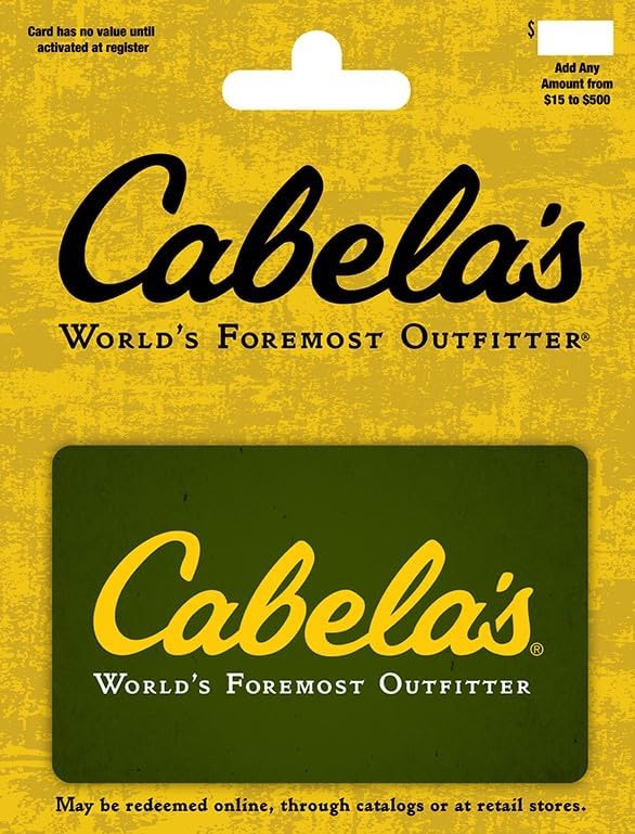 Cabela's Physical Gift Card | Traditional - $100
