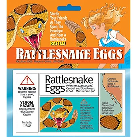 Morris Costumes Rattlesnake Eggs Rack Pack Gag Prank Cover