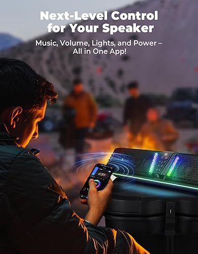 Miniatura 3 de KEMIMOTO Barra de sonido UTV Midnight 80 2025 de 32 pulgadas, barra de sonido para carrito de golf resistente al agua IP65, altavoz ATV Bluetooth