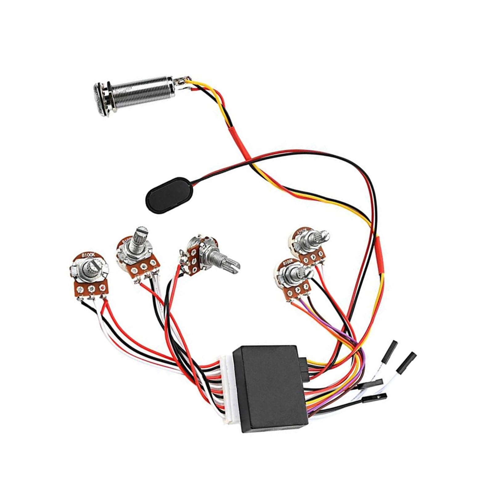 Elektryczna Gitara Basowa Pickup Uprząż Trzypasmowy Korektor Przedwzmacniacz Akcesoria Do Instrumentów Muzycznych Wiązka Elektryczna Do Gitary
