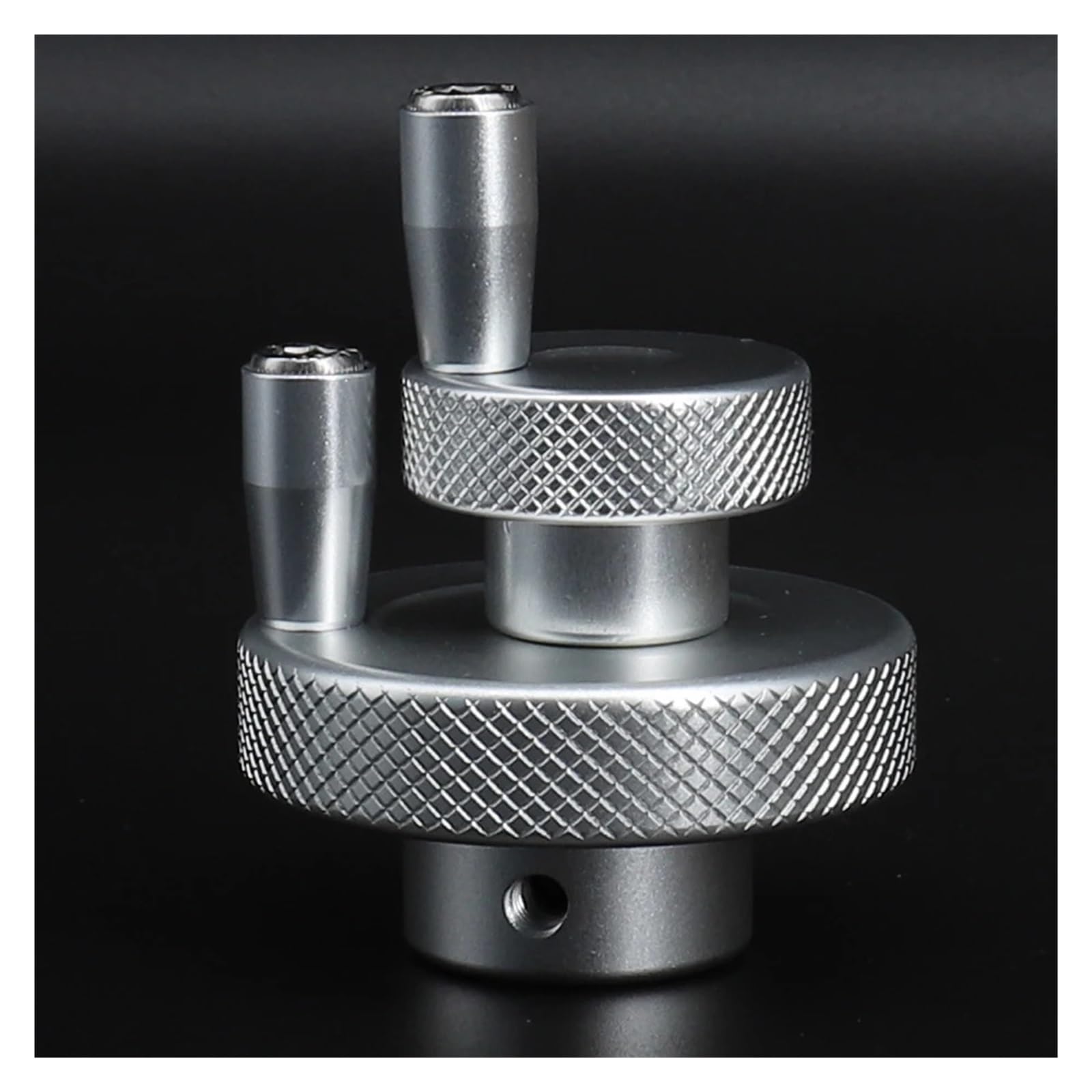Mango redondo for máquina herramienta giratoria. | Manipulador de palanca de tornillo de mesa deslizante con volante móvil(Clear,75UM,80mm)